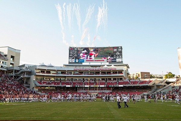 Arkansas vs Portland State Saturday, Aug. 31, 2019, at Reynolds Razorback Stadium in Fayetteville.