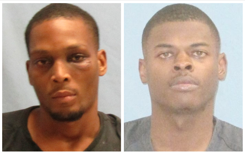 Derrick Dewayne Green, left, and Domeque Latrice Jones are shown in these booking photos from the Pulaski County sheriff's office.