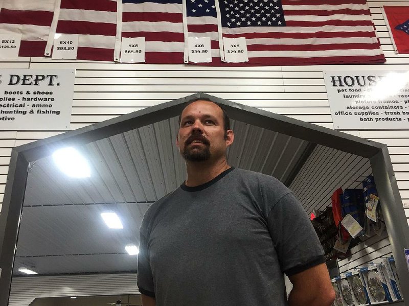 At Arkansas store, owner stocks only American-made products; after loss in  first year, he's hoping to break even in second