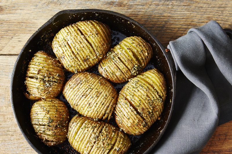 Courtesy of Potatoes USA Hasselback Roasted Potatoes