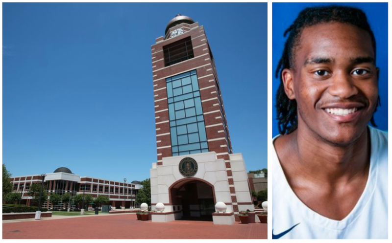 The bell tower at the University of Arkansas at Fort Smith and former student Tyler Williams are shown in these file photos.