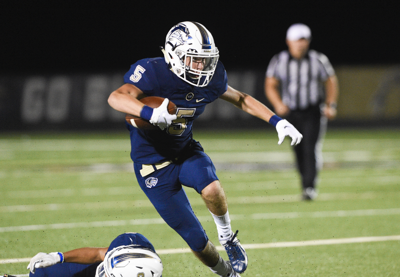Stephen Dyson leads Bentonville West in receiving with 25 catches for 323 yards for the Wolverines, who face the Springdale High Bulldogs tonight at Jarrell Williams Bulldog Stadium in Springdale.