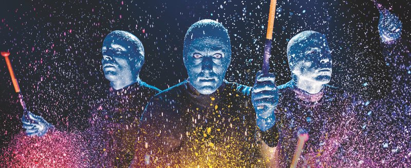 Blue Man Group kicks off another national tour this week at Fayetteville's Walton Arts Center. Special to the Democrat-Gazette/Justin Barbin Photography