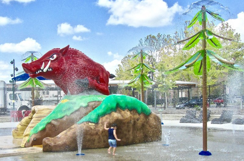 MAD Playscape is a family-friendly attraction in El Dorados Murphy Arts District. (Photo by Marcia Schnedler, special to the Democrat-Gazette)