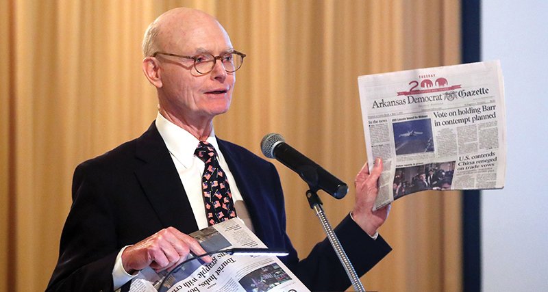 Walter Hussman Jr., publisher of the Arkansas Democrat-Gazette. - File photo by The Sentinel-Record.