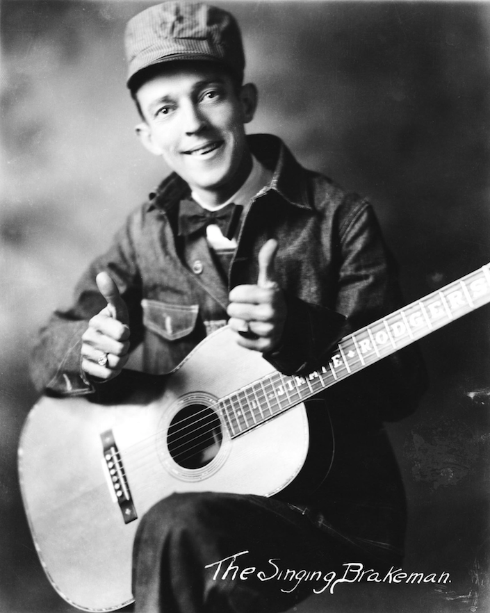 Jimmie Rodgers, also known as "The Singing Brakeman," is often called the father of country music. (AP)