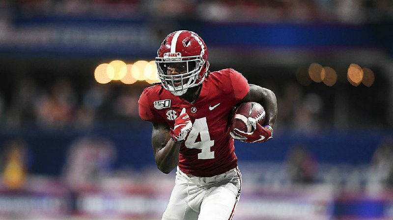 Alabama wide receiver Jerry Jeudy won the Biletnikoff Award as  the the nation’s top receiver last season as a sophomore, and  has 18 receptions for 240 yards through two games this season. 
