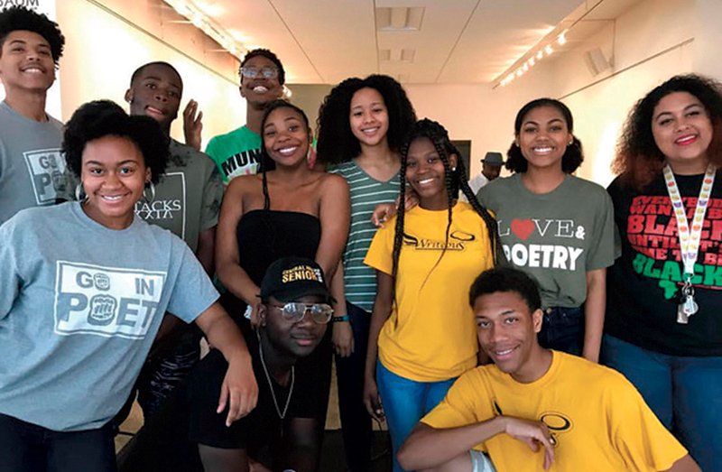 Submitted photo GUEST POETS:The Writeous Poets, a youth performance poetry collective from Little Rock, will be featured tonight at Wednesday Night Poetry.