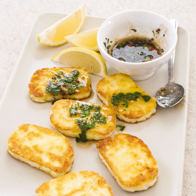 Pan-Fried Halloumi Photo by Daniel J. van Ackere (America's Test Kitchen via AP)