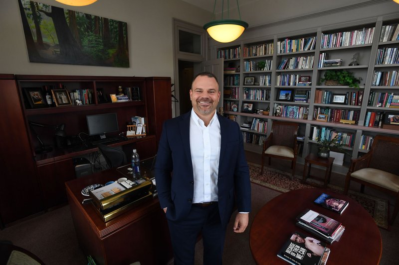 UA Fulbright College of Arts and Sciences Dean Todd Shields Monday Aug. 16, 2019.