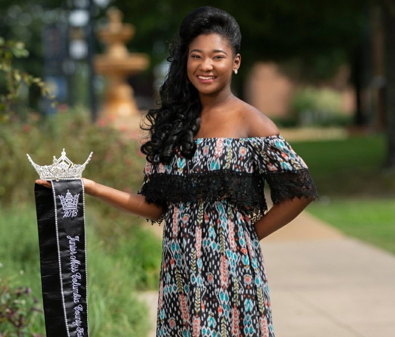 Morgan Holly with her Jr. Miss Columbia County Fair Queen crown and sash. The 16-year-old from Magnolia won the pageant in 2018. 