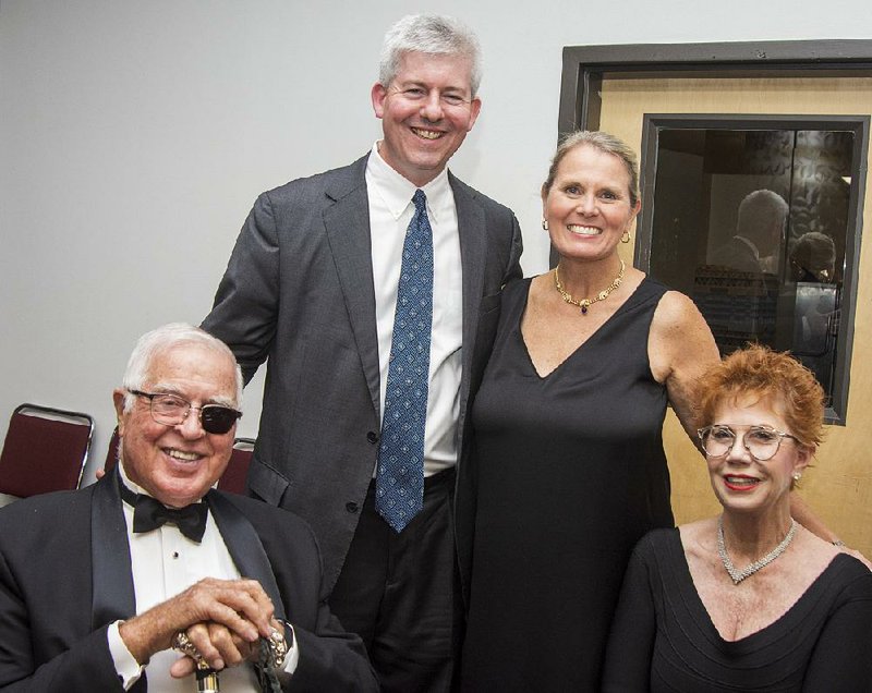 Jim and Nancy Blair (seated) and Bill and Missy Kincaid (standing) attended the Arkansas Women’s Hall of Fame induction ceremony Aug. 29 at the Statehouse Convention Center. In a story published Sept. 8 in High Profile, the names were reversed in the caption.