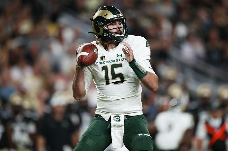 Colorado State quarterback Collin Hill is sixth in the nation with 370 passing yards per game this season. 