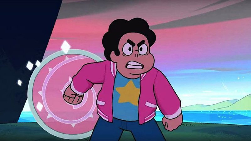 Steven Quartz Universe (voiced by Zach Callison) is the only known hybrid of a human and a “Gem” — an extraterrestrial species of “magical” human — and the star of his own movie on Cartoon Network.
