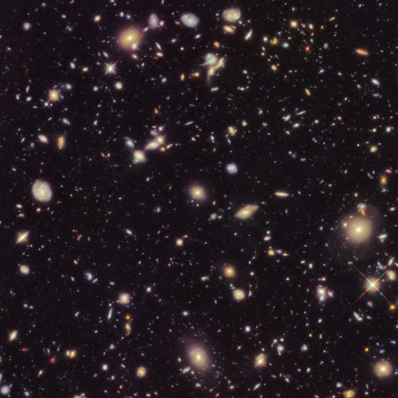 The Associated Press IMAGE FROM HUBBLE: This image made available by the European Space agency shows galaxies in the Hubble Ultra Deep Field 2012, an improved version of the Hubble Ultra Deep Field image. A study from the Max Planck Institute in Germany published on Thursday in the journal Science uses a new technique to come up with a rate that the universe is expanding that is nearly 18% higher than the number scientists had been using since the year 2000.