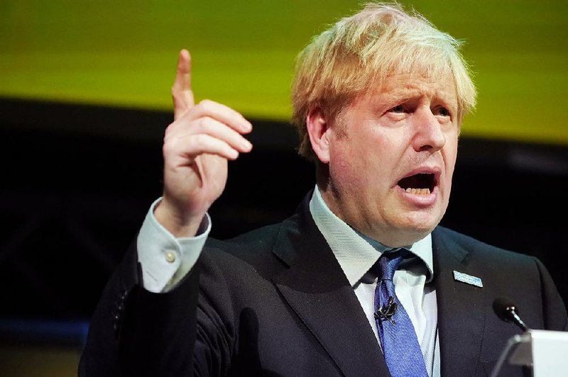 British Prime Minister Boris Johnson, giving a speech Friday in Rotherham, England, was interrupted by a heckler who urged Johnson to sort out “the mess” he created when he shut down Parliament. 
