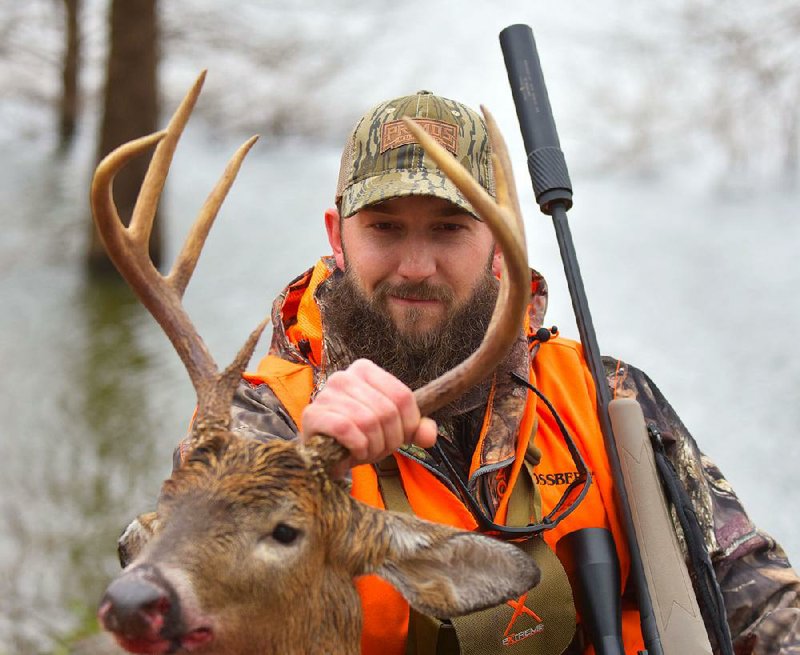 Josh Dahlke used a Mossberg Patriot rifle chambered in 6.5 Creedmoor to kill this buck in January in northern Louisiana.