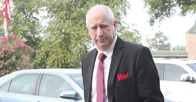 FILE — State Rep. Mickey Gates, R-District 22, arrives at the Garland County Court House for his trial on July 29.