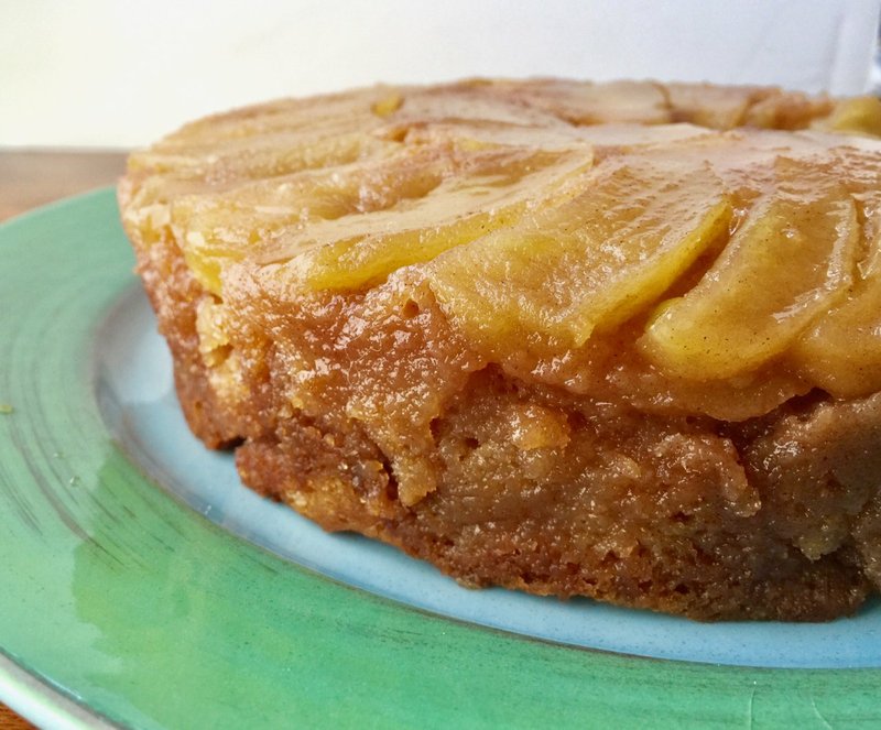 Arkansas Democrat-Gazette/KELLY BRANT Maple and Apple Upside-Down Cake