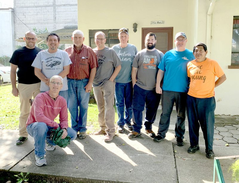 Photo submitted Seven local men attended the second annual Dustin's Dream men's mission trip to Guatemala City, Guatemala, earlier this month.