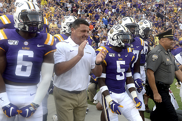 Is Ed Orgeron a head coach candidate at Northwestern?