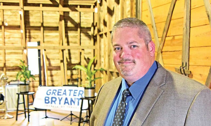 Jason Brown, the president and CEO of the Greater Bryant Chamber of Commerce, is shown in this file photo.