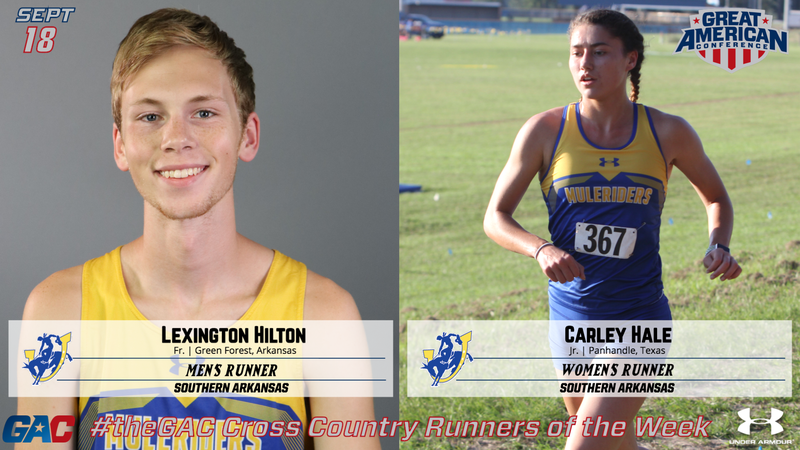 Hilton, Hale Earn Gac Honors In Cross Country 