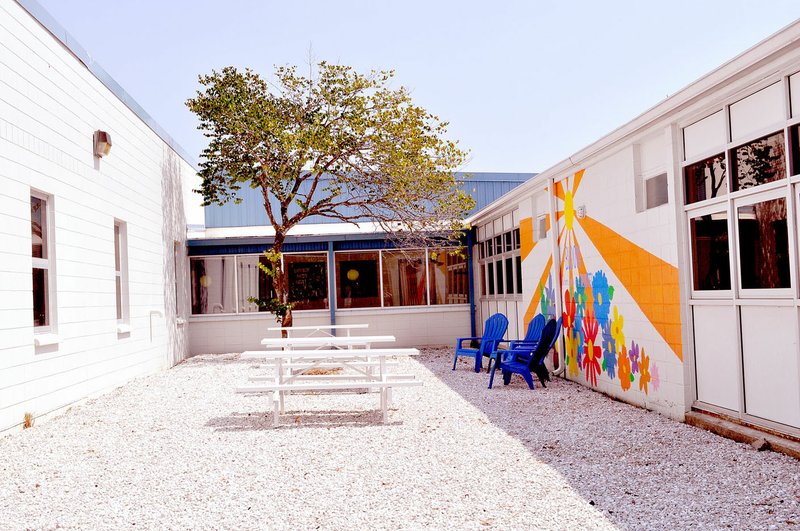 RACHEL DICKERSON/MCDONALD COUNTY PRESS Southwest City School's new outdoor classroom is pictured on Sept. 4, 2019.