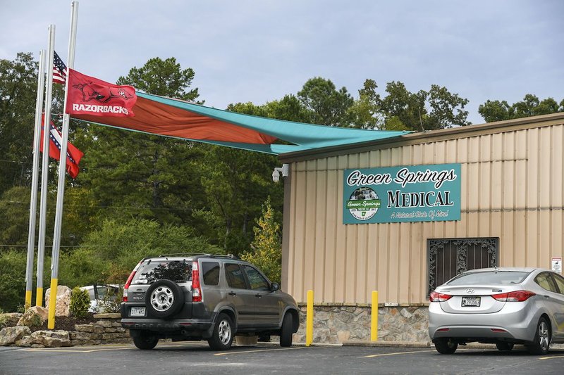 Green Springs Medical, one of two medical marijuana dispensaries operating in Garland County. - Photo by Grace Brown of The Sentinel-Record