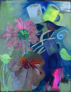 Photo submitted Margaret Correll's art includes brushstrokes that can be described as painterly and expressionistic. Her color palette is filled with bright, uplifting shades of pinks, purples and greens.