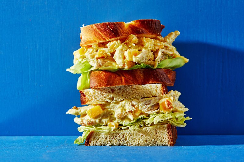 Double Mango Curry Chicken Salad Sandwich
Photo by Stacy Zarin Goldberg for The Washington Post