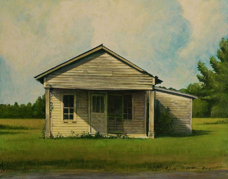 Paintings by Daniel Coston, including The Green Screen Door, will continue on display in “Tying It All Together” through Oct. 26 at Cantrell Gallery, 8206 Cantrell Road, Little Rock. Admission is free and gallery hours are 10 a.m.-5 p.m. Monday-Saturday. Call (501) 224-1335. 