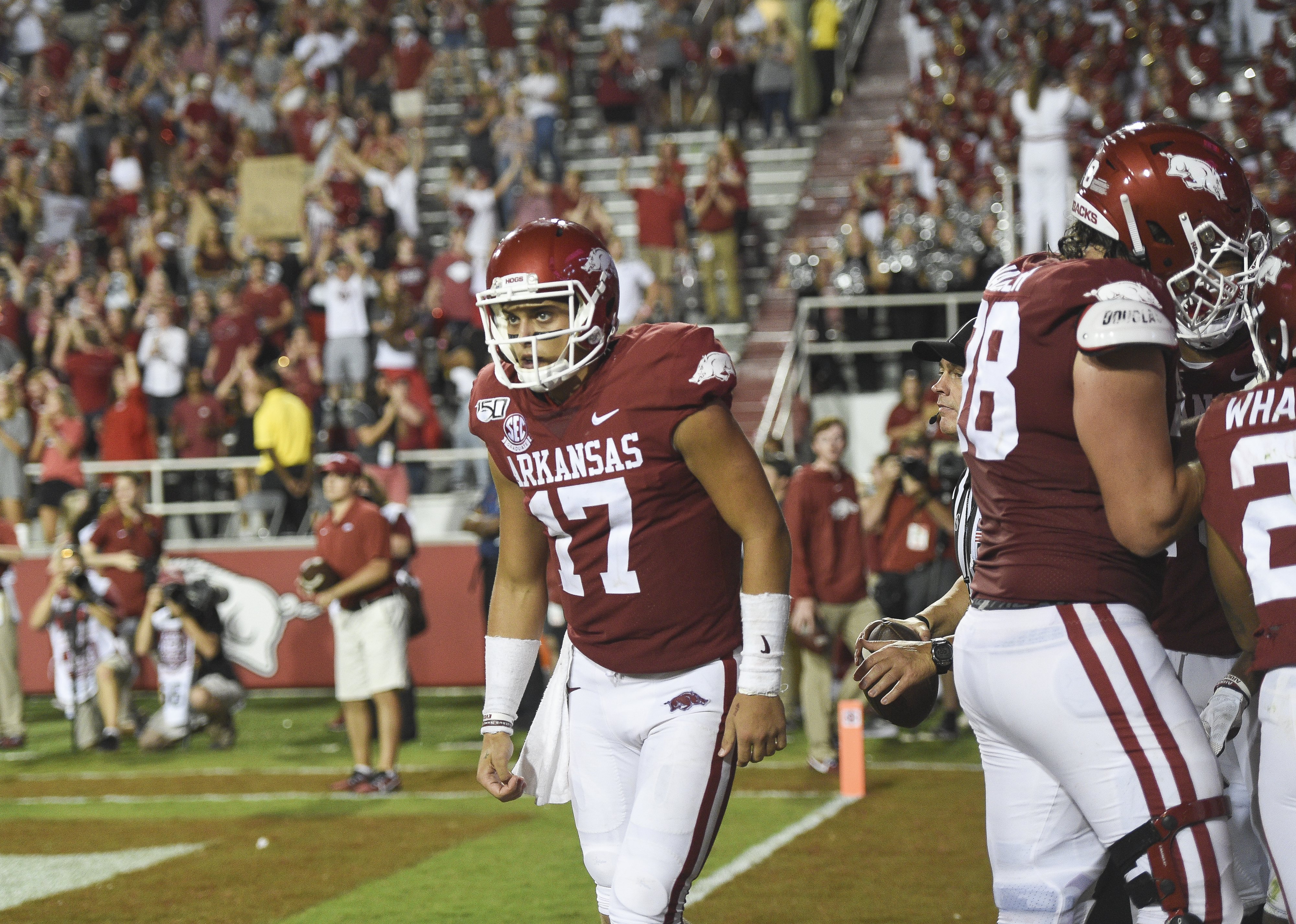 Arkansas away from home again for neutral site game against Texas A&M at  home of the Cowboys