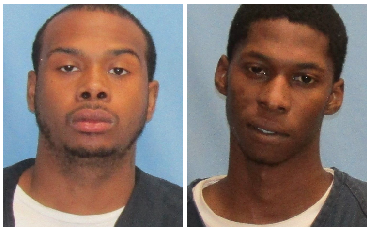 Daquayveon Lanair Flanagan, left, and Alize "Zay" Exavier Warren are shown in these booking photos from the Pulaski County sheriff's office.