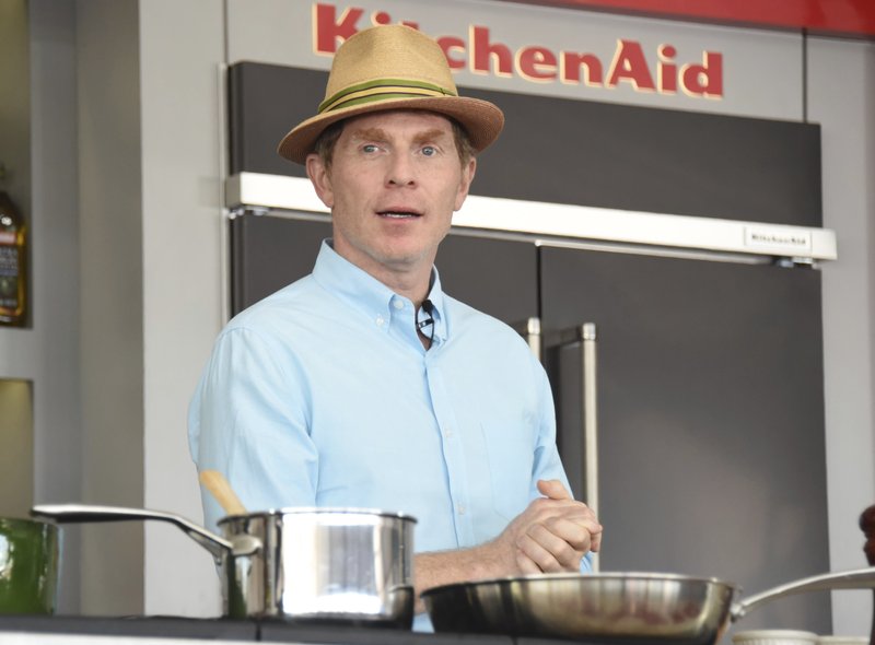Bobby Flay is just one celebrity chef participating in the new Food Network Kitchen streaming service. (Photo by Michele Eve Sandberg via AP)