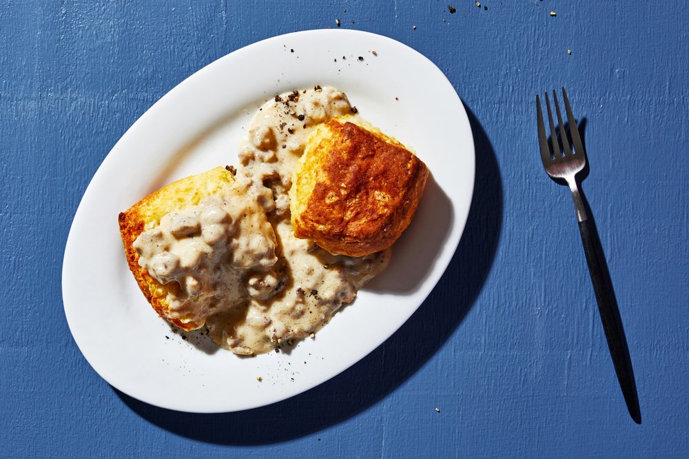 The likely birthplace of biscuits and gravy is southern Appalachia in the late 1800s, many food writers and culinary historians say. Photo by Stacy Zarin Goldberg for The Washington Post