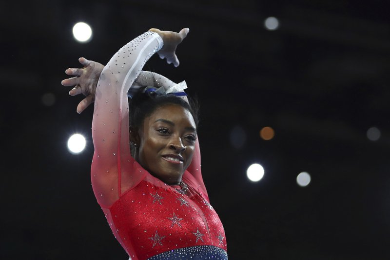 Biles Sets New Record As US Wins World Gymnastics Team Gold