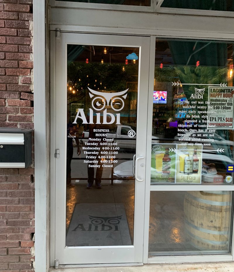 Alibi, in the former Zin Wine Bar space, 300 River Market Ave., has now closed. Arkansas Democrat-Gazette/Stephen Simpson 
