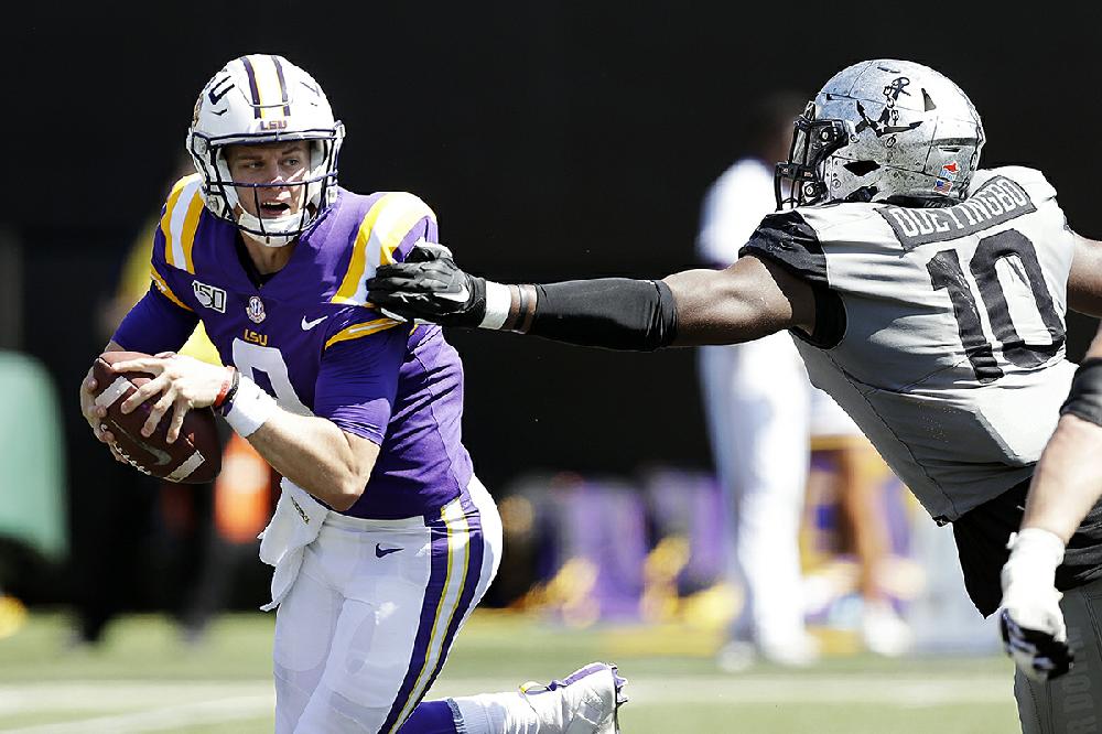 Joe Burrow Threw 7 Touchdowns. And That Was Just L.S.U.'s First