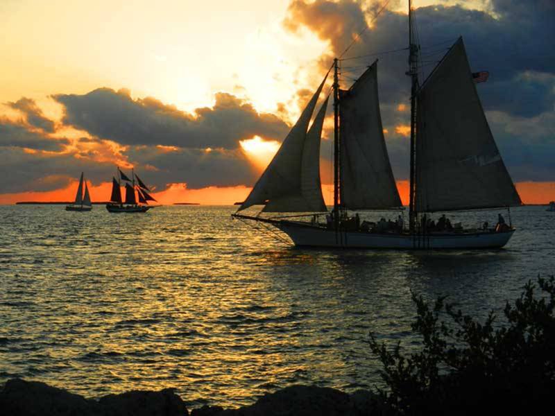 The Historic Key West Seaport has about a dozen sunset cruises available at varying prices and styles. (Bonnie Gross/FloridaRambler.com/TNS)