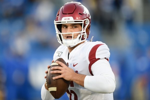 Arkansas quarterback Ben Hicks (6) throws passes Saturday, October 12, 2019 before a football game at Kroger Field in Lexington, Ky. Visit nwadg.com/photos to see more photographs from the game.