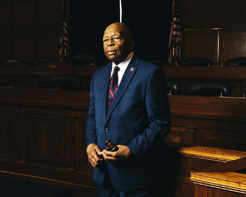 The fiery voiced Rep. Elijah Cummings rose through the ranks of the Maryland House of Delegates before winning his congressional seat in a 1996 special election. More photos at arkansasonline.com/1018rep/ 