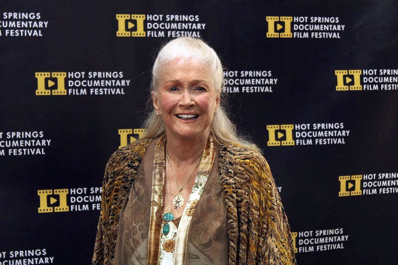 Actress Diane Ladd, honorary chair of the 28th annual Hot Springs Documentary Film Festival, arrives at the start of the festival Friday night at the Arlington Resort Hotel & Spa. - Photo by Tanner Newton of The Sentinel-Record