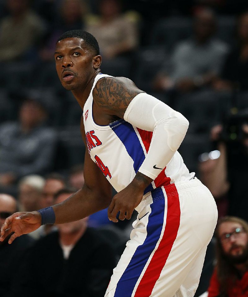 Joe Johnson (Little Rock Central, Arkansas Razorbacks), who signed with the Detroit Pistons as a free agent, hopes to help the Pistons become contenders this season. 