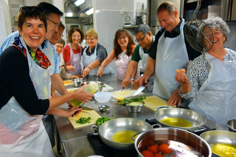 Florence offers plenty of engaging cooking classes after cooking your meal, youll get to feast on your fresh creations. (Photo by Rick Steves via Rick Steves' Europe)