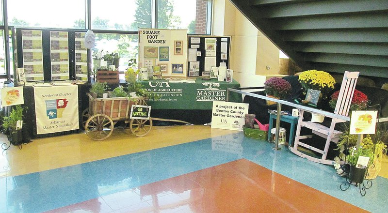 Courtesy photo A flower show highlighting autumn beauty was presented by the Bella Vista Garden Club Oct. 1 at the Northwest Arkansas Community College in Bentonville. The National Garden Club Standard Flower Show, "Ozark Autumn Memories," was open to the public and held during the annual meeting of the Northwest District of the Arkansas Federation of Garden Clubs. Outstanding examples of house and garden plants that thrive in Northwest Arkansas, colorful floral designs, autumn-themed decorated tables, nature and garden photography, and educational exhibits on native plants and space-efficient gardening were featured. Members of Floralia Arrangers Guild, Garden Club of Rogers, Conway Evening Garden Club, Benton County Master Gardeners, Master Naturalists and Bentonville/Bella Vista Photography Club also supported the show. The Bella Vista Garden Club continues its tradition of sponsoring award-winning flower shows. Having received five consecutive top awards for these events, the show again qualified to apply for the prestigious National Garden Club Flower Show Achievement Award.