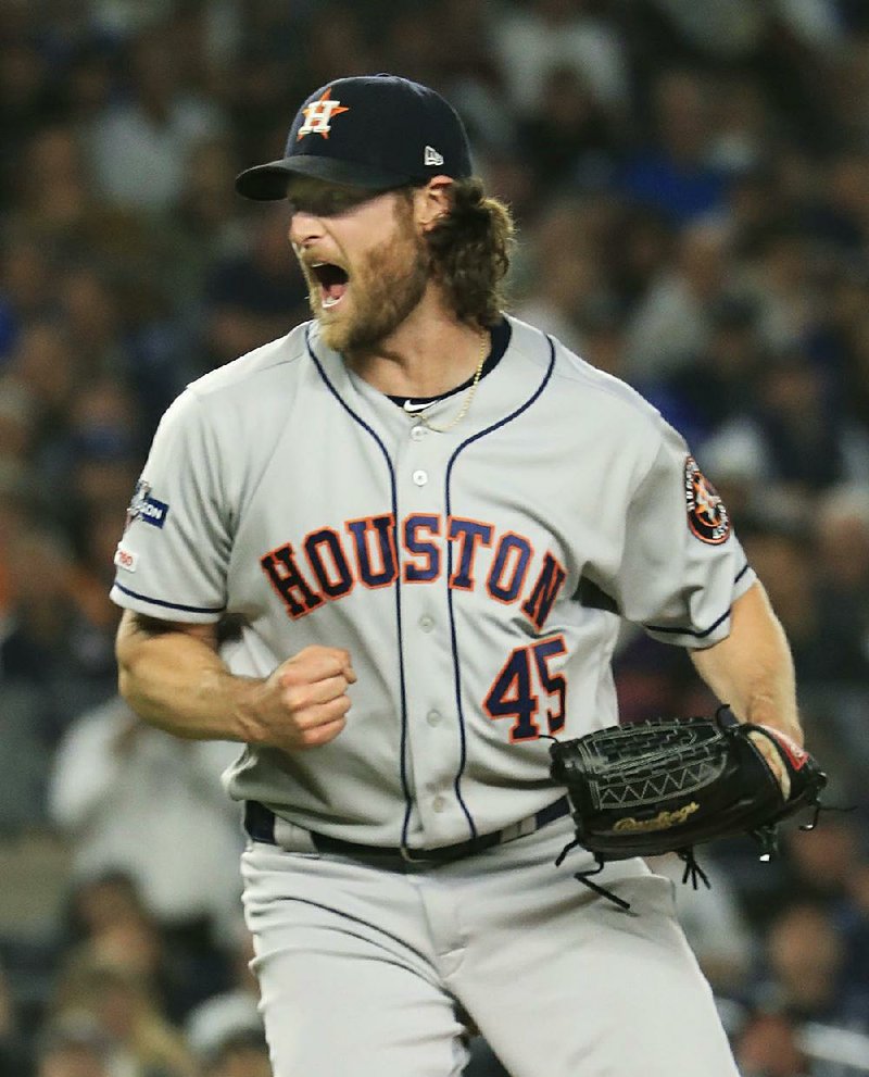 Gerrit Cole, who led the American League with a 2.50 ERA and struck out 326 batters, is expected to be the Houston Astros starting pitcher in Game 1 of the World Series on Tuesday night. 