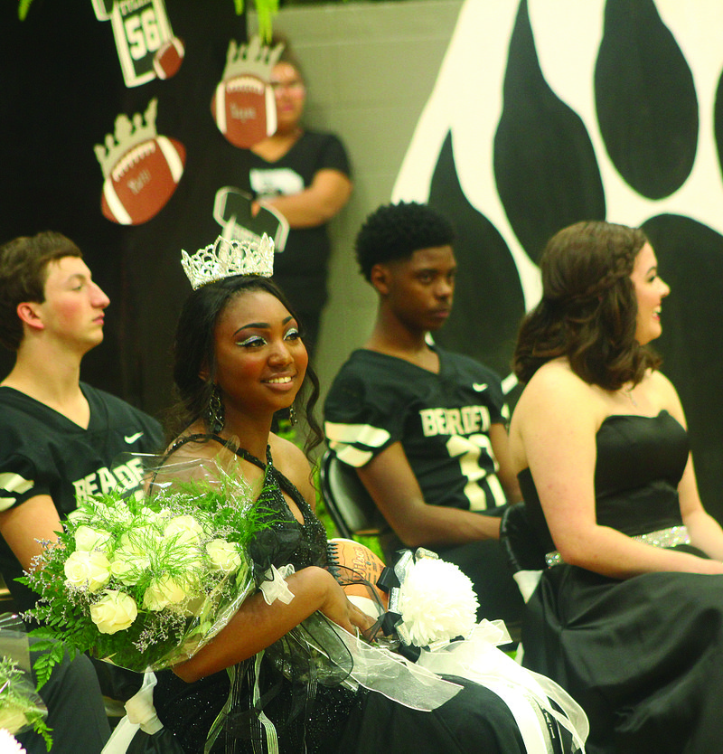 Bearden crowns its Homecoming Queen 
Bearden senior Lexi Brazil enjoys the Homecoming festivities after being announced as the 2019 Bearden High School Homecoming Queen. Brazil is a three-time All American Cheerleader in addition to being in several student organizations. 