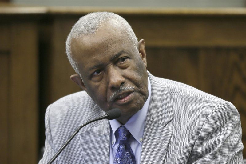 In this March 25, 2015, file photo, Rep. John Walker, D-Little Rock, speaks at the Arkansas state Capitol in Little Rock, Ark. Walker, an Arkansas lawmaker and civil rights attorney who represented black students in a long-running court fight over the desegregation of Little Rock area schools, died Monday. He was 82. - Photo by The Associated Press