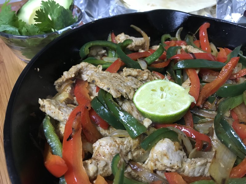 Pork Fajitas Photo by Kelly Brant